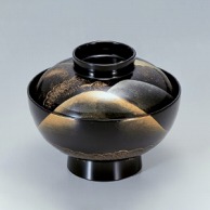 若泉漆器 御殿吸椀　遠山S・H塗  1-172-10 1個（ご注文単位1個）【直送品】