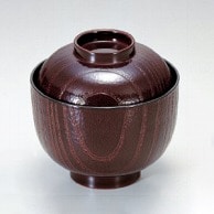 若泉漆器 桐木目小吸椀　溜  1-178-17 1個（ご注文単位1個）【直送品】