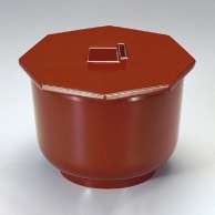 若泉漆器 飯器　朱　蓋 ST-16-2 1-191-16 1個（ご注文単位1個）【直送品】