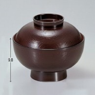 若泉漆器 保温丼　溜千筋  1-193-9 1個（ご注文単位1個）【直送品】