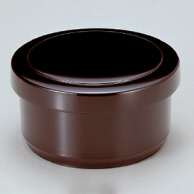 若泉漆器 保温飯器　溜　3人用　ヘラ付  1-231-12 1個（ご注文単位1個）【直送品】