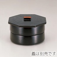 若泉漆器 ふる里弁当　親　黒刷毛目内朱  1-437-4 1個（ご注文単位1個）【直送品】