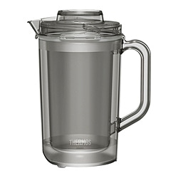 サーモス　THERMOS サーモス 透明2重ドリンクピッチャー TPJ-1601 ブラック   PPTK602 1個（ご注文単位1個）【直送品】