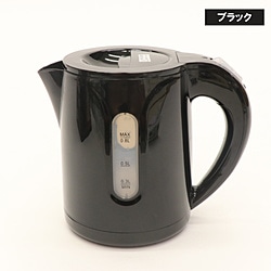 ヒロコーポレーション　HIRO　CORPORATION コンパクトケトルKTK-08BK  ブラック  ［0.8L］ 1個（ご注文単位1個）【直送品】