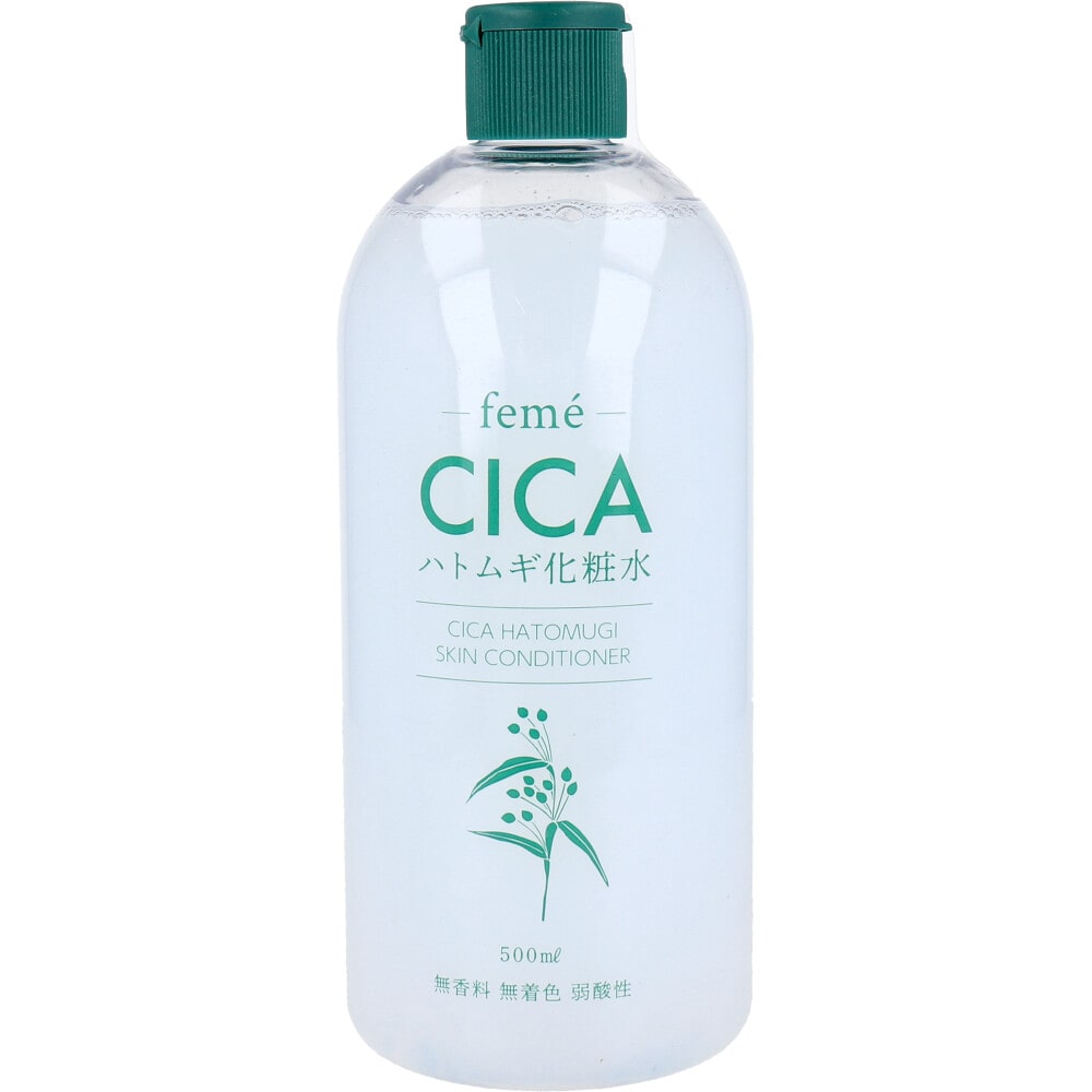 StayFree　feme CICA ハトムギ化粧水 500mL　1個（ご注文単位1個）【直送品】