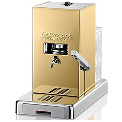 Lucaffe　ルカフェ カフェポッド専用コーヒーマシン　ファミリーモデル PICCOLA Series ゴールド Gold 1個（ご注文単位1個）【直送品】