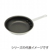 フッ素樹脂コートアルミフライパン　グリップ付 19cm 388016　1個（ご注文単位1個）【直送品】