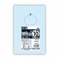 ハウスホールドジャパン ポリ規格袋　0.06mm厚 10号 JY10　透明 1冊（ご注文単位30冊）【直送品】