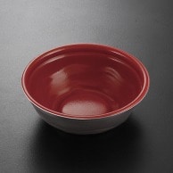 ケーピープラテック 丼容器　本体 K丸丼-17F 赤黒 50枚/袋（ご注文単位12袋）【直送品】