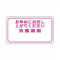 cotta シール 四角 54107　消費期限　白 100枚/袋（ご注文単位600袋）【直送品】