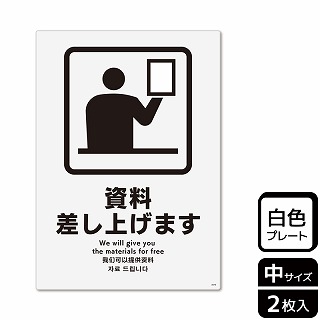 （株）KALBAS プラスチックプレート　タテ中 資料差し上げます KTK3078 1パック（ご注文単位1パック）【直送品】