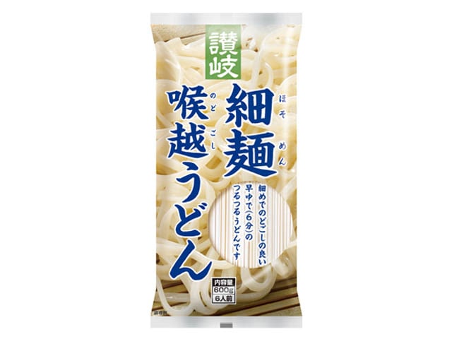 さぬきシセイ讃岐細麺喉越うどん600g※軽（ご注文単位20個）【直送品】