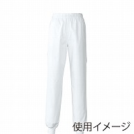 セブンユニフォーム パンツ　総ゴム・紐入　女性用 11号　ホワイト AL0405-0　1枚（ご注文単位1枚）【直送品】