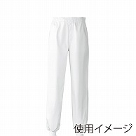 セブンユニフォーム パンツ　総ゴム・紐入　男性用 S　ホワイト AL0406-0　1枚（ご注文単位1枚）【直送品】