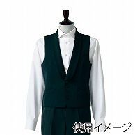 セブンユニフォーム ベスト　男性用 M　ブラック CJ4328-9　1枚（ご注文単位1枚）【直送品】