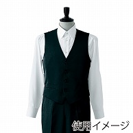 セブンユニフォーム ベスト　男性用 M　ブラック CJ4332-9　1枚（ご注文単位1枚）【直送品】