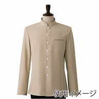 セブンユニフォーム コート　男性用　長袖 S　ベージュ DA2632-6　1枚（ご注文単位1枚）【直送品】