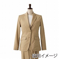 セブンユニフォーム ジャケット　女性用 5号　ベージュ DD2767-7　1枚（ご注文単位1枚）【直送品】