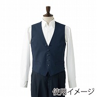 セブンユニフォーム ベスト　男性用 M　ネイビー CJ4338-1　1枚（ご注文単位1枚）【直送品】