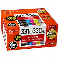 プレジール 互換プリンターインク [キヤノン BCI-331+330/6MP] (大容量) 6色パック PLE-C331XL-6P PLEC331XL6P 1個（ご注文単位1個）【直送品】