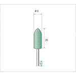 トラスコ中山 ナカニシ グリーンポリッシャーGC砥粒 (1Pk(袋)＝10本入)　476-6539（ご注文単位1パック）【直送品】