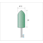 トラスコ中山 ナカニシ グリーンポリッシャーGC砥粒 (1Pk(袋)＝10本入)　476-6555（ご注文単位1パック）【直送品】