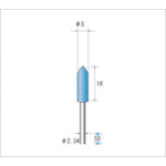 トラスコ中山 ナカニシ ゴム砥石 ハイシャインポリッシャー (1Pk(袋)＝10本入) #500　476-6610（ご注文単位1パック）【直送品】