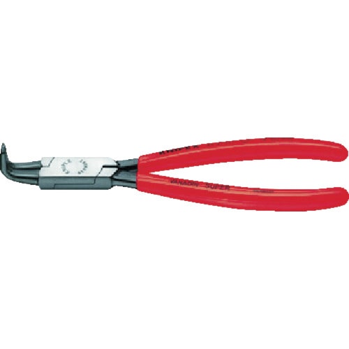 トラスコ中山 KNIPEX 4621-A41 軸用スナップリングプライヤー 曲（ご注文単位1個）【直送品】