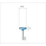 トラスコ中山 ナカニシ ゴム砥石 ハイシャインポリッシャー (1Pk(袋)＝10本入) #500　476-6652（ご注文単位1パック）【直送品】