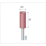 トラスコ中山 ナカニシ パワーポリッシャー(1Pk(袋)＝10本入)粒度120 ダークグリーン 外径8mm（ご注文単位1パック）【直送品】