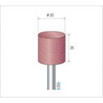 トラスコ中山 ナカニシ パワーポリッシャー(1Pk(袋)＝10本入)粒度120 ダークグリーン 外径20mm（ご注文単位1パック）【直送品】