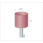 トラスコ中山 ナカニシ パワーポリッシャー (1Pk(袋)＝10本入) 粒度#320 ブラウン 外径25mm（ご注文単位1パック）【直送品】