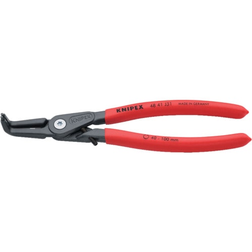 トラスコ中山 KNIPEX 40 -60mm 穴用スナップリングプライヤー 曲（ご注文単位1個）【直送品】