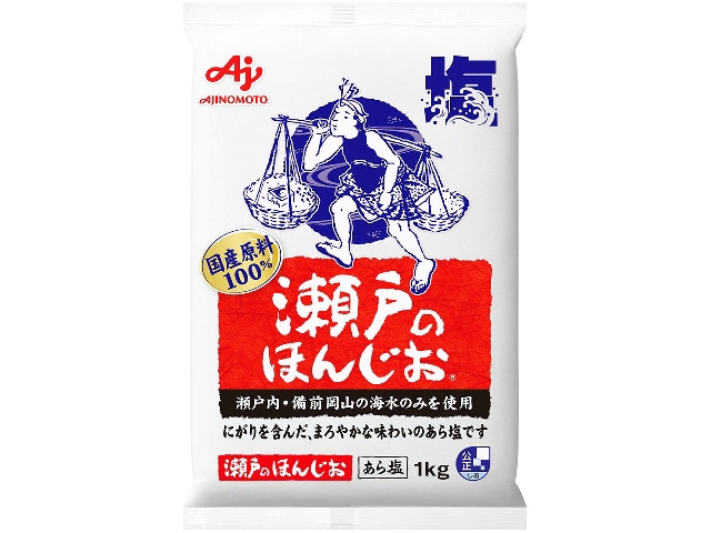 味の素瀬戸の本塩袋1Kg※軽（ご注文単位10個）【直送品】