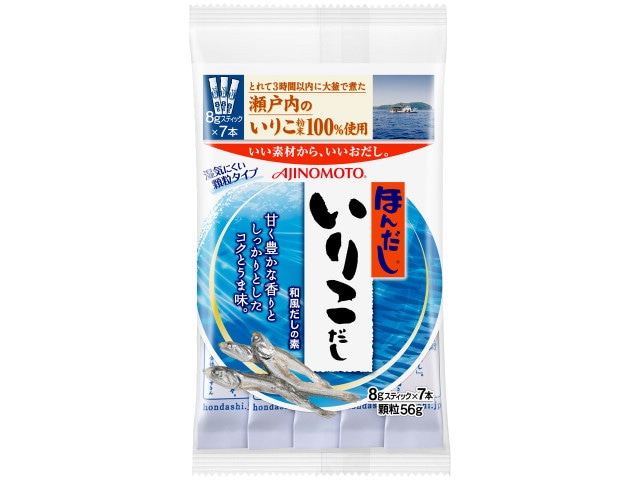 味の素ほんだしいりこだしスティック8g7本 ※軽（ご注文単位20個）【直送品】