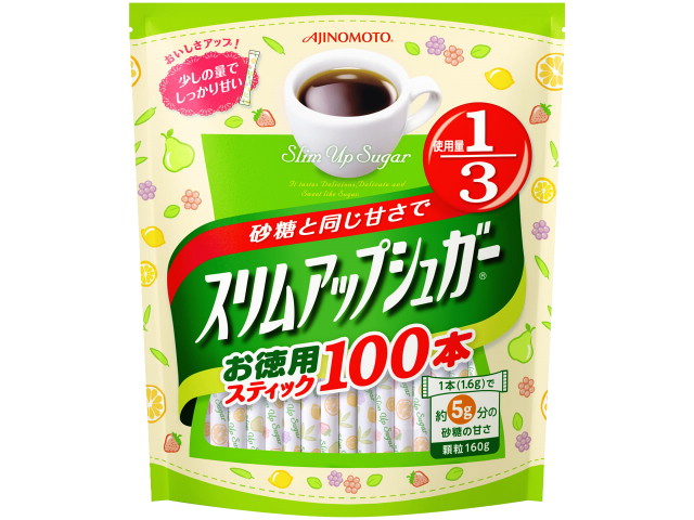 味の素スリムアップシュガースティック100本※軽（ご注文単位10個）【直送品】