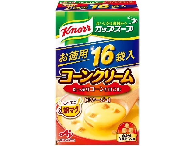 クノールカップスープコーンクリーム16袋※軽（ご注文単位6個）【直送品】