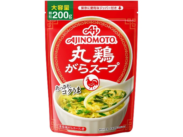 味の素丸鶏がらスープ袋200g※軽（ご注文単位7個）【直送品】