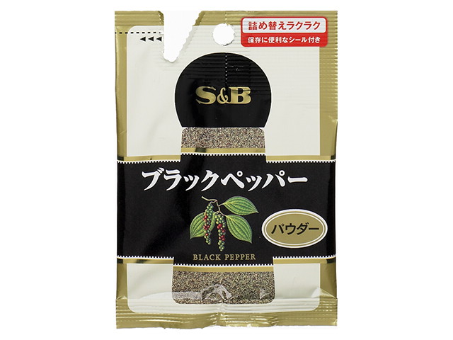 S＆Bエスビーブラックペッパーパウダー袋14g※軽（ご注文単位10個）【直送品】