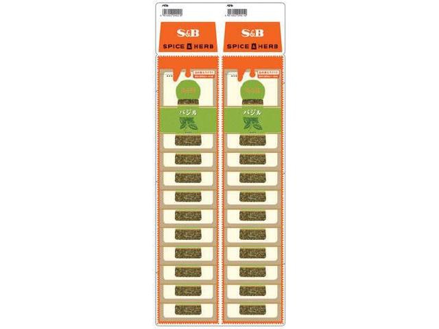 S＆Bスパイス＆ハーブバジル袋3g※軽（ご注文単位10個）【直送品】