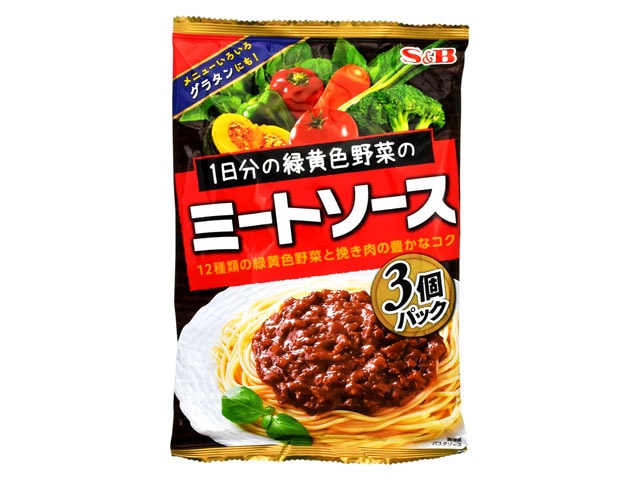 S＆B1日分の緑黄色野菜のミートソース360g※軽（ご注文単位8個）【直送品】