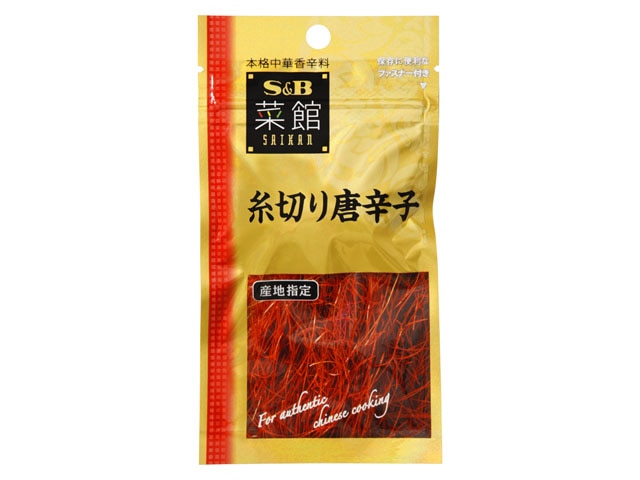 S＆Bエスビー菜館糸切り唐辛子3.8g※軽（ご注文単位10個）【直送品】