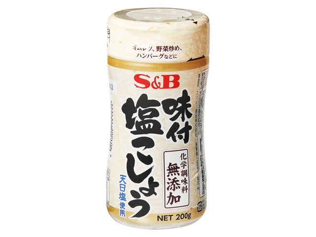 S＆B味付塩こしょう化学調味料無添加200g※軽（ご注文単位5個）【直送品】