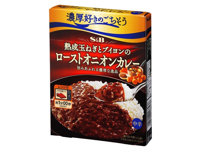 S＆B濃厚ローストオニオンカレー中辛150g※軽（ご注文単位6個）【直送品】