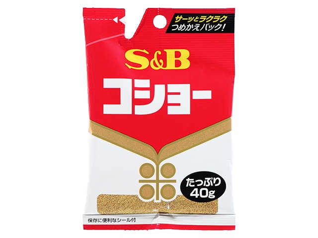 S＆Bエスビーコショー袋40g※軽（ご注文単位10個）【直送品】