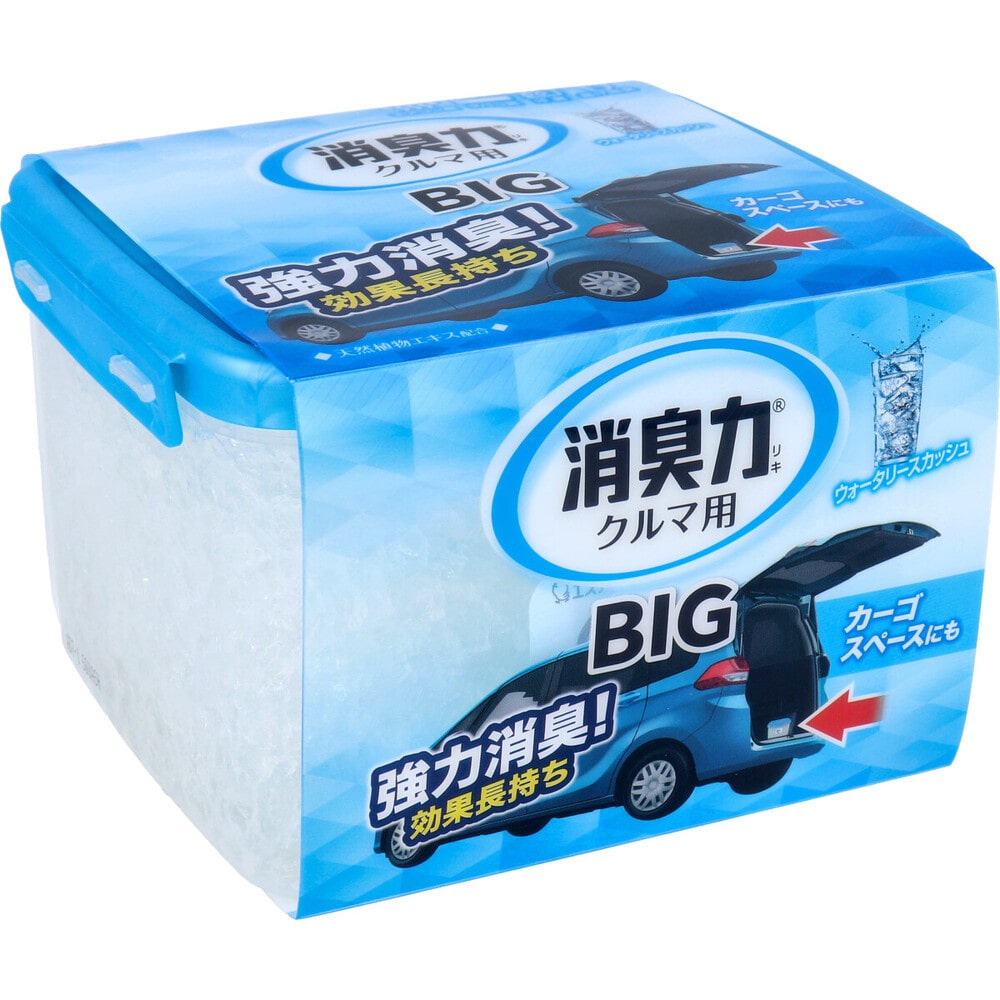 エステー　クルマの消臭力 BIG ウォータリースカッシュ 大容量900g　1個（ご注文単位1個）【直送品】