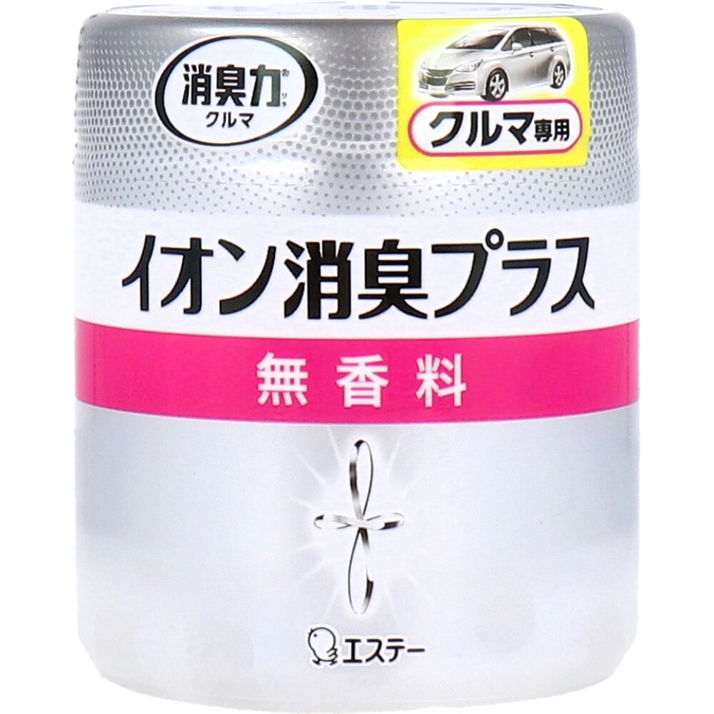 エステー　消臭力クリアビーズ イオン消臭プラス クルマ用 本体 無香料 90g　1個（ご注文単位1個）【直送品】