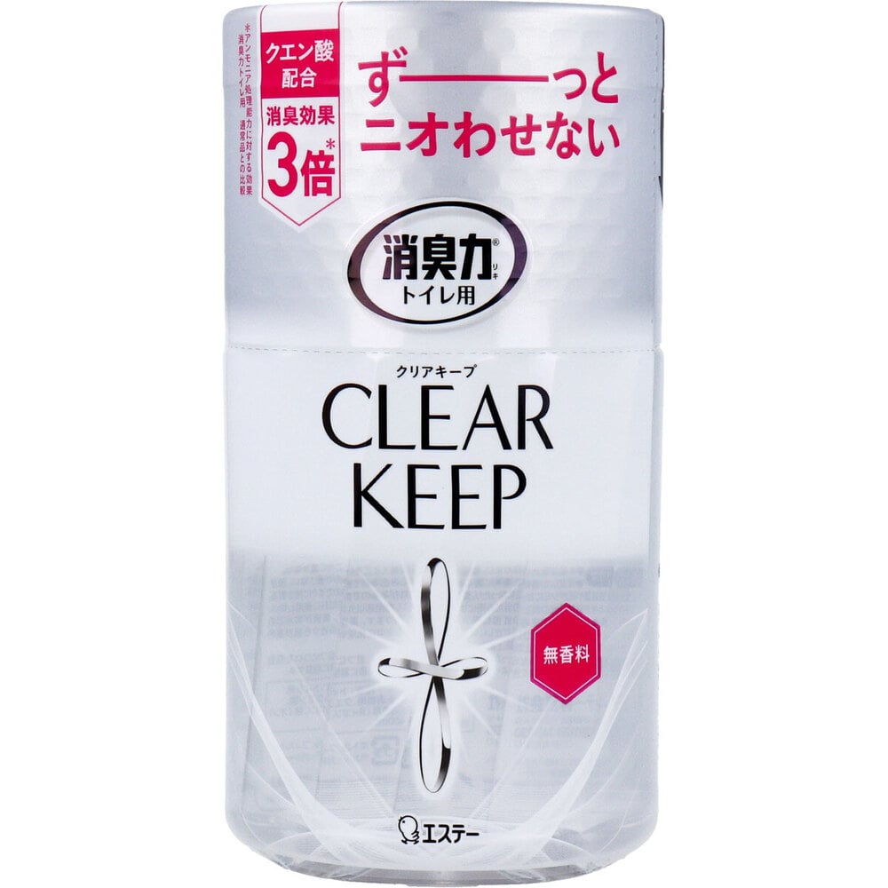 エステー　消臭力 トイレ用 CLEAR KEEP 無香料 400mL　1個（ご注文単位1個）【直送品】