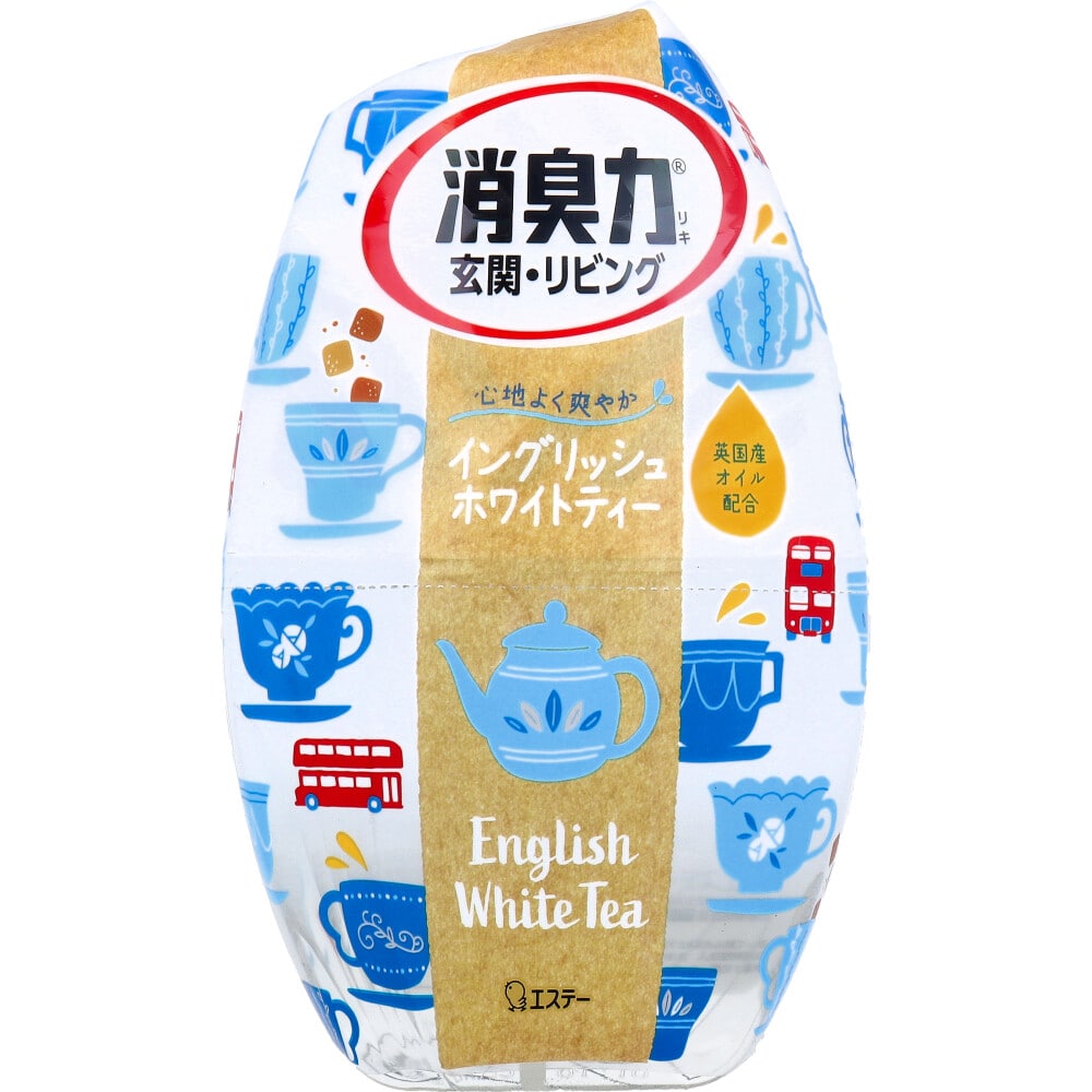 エステー　お部屋の消臭力 玄関・リビング用 イングリッシュホワイトティー 400mL　1個（ご注文単位1個）【直送品】