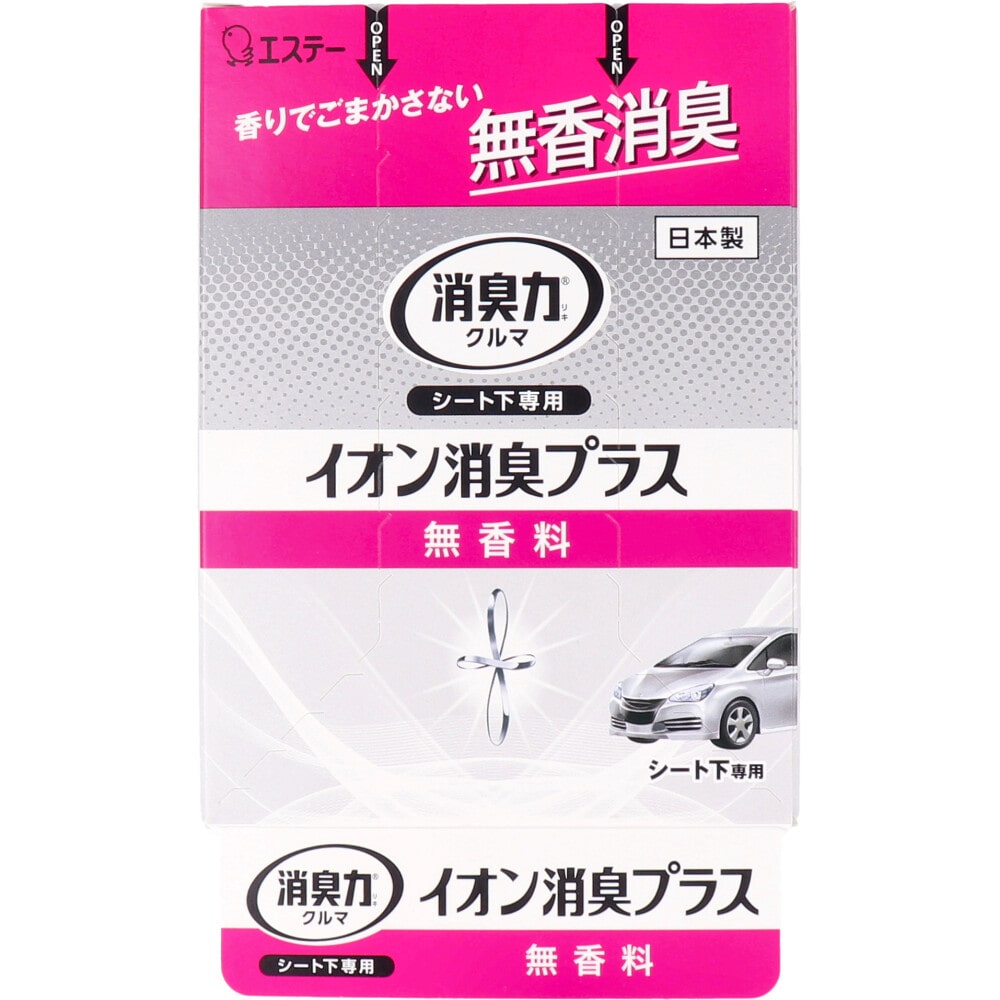 エステー　クルマの消臭力 シート下専用 イオン消臭プラス 無香料 200g　1個（ご注文単位1個）【直送品】